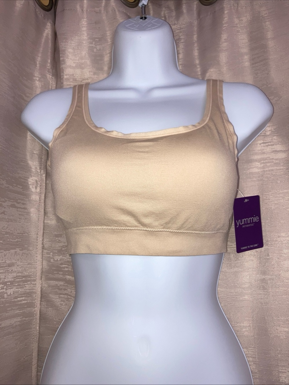 Yummie Intimates Women's Seamless Comfort Bralette in Nude size M/L NWT